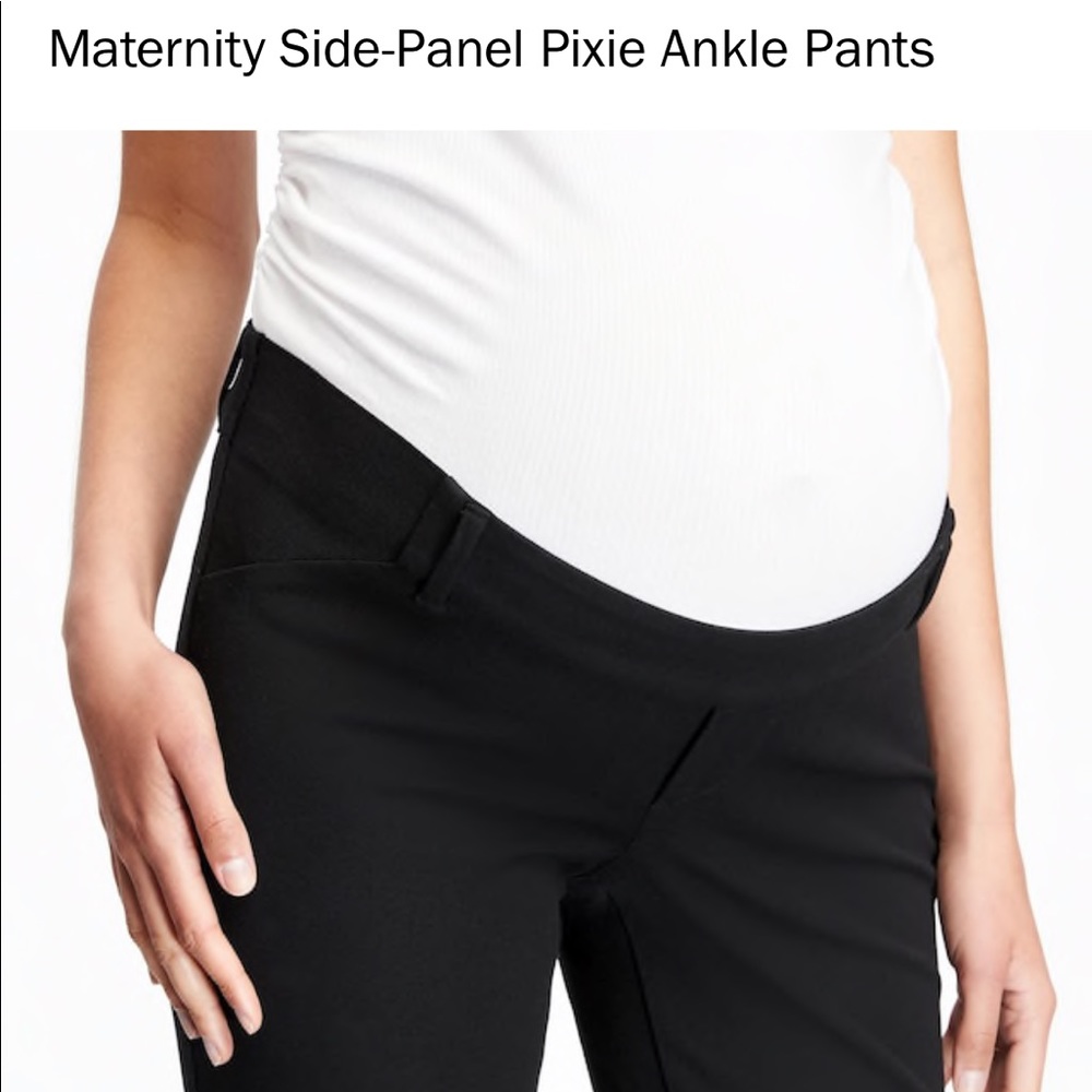 Old navy pixi ankle pants. Maternity